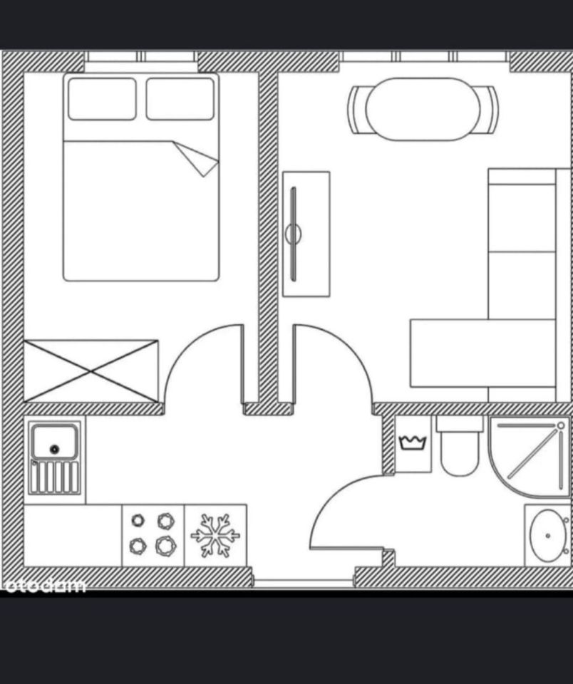 Mieszkanie 2-pokojowe Szczytno, ul. Jarosława Dąbrowskiego. Zdjęcie 4