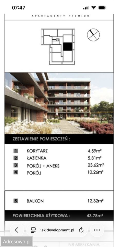 Mieszkanie 2-pokojowe Płock, ul. Kazimierza Wielkiego. Zdjęcie 19