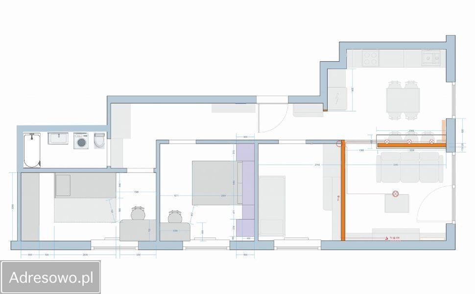 Mieszkanie 4-pokojowe Kraków Ruczaj, ul. dr. Jana Piltza. Zdjęcie 19