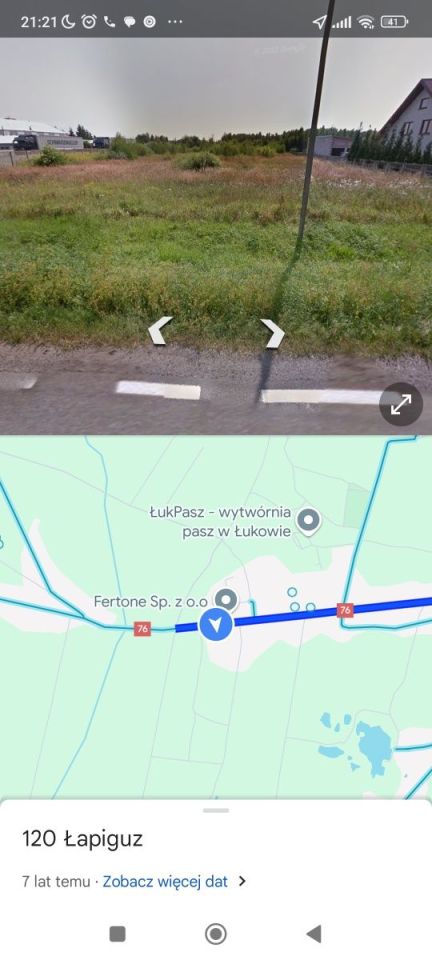 Działka budowlana Łuków, ul. Łapiguz. Zdjęcie 2