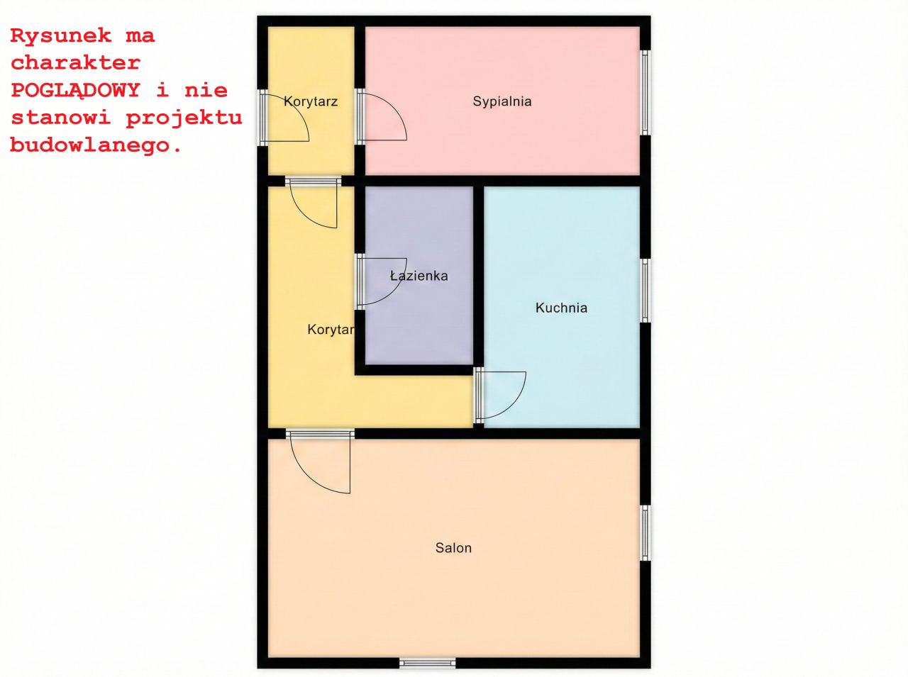 Mieszkanie 2-pokojowe Płońsk, ul. Płocka. Zdjęcie 2