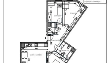 Mieszkanie 4-pokojowe Gdańsk Letnica, ul. Starowiejska