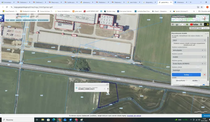 Działka rolna Juszczyn