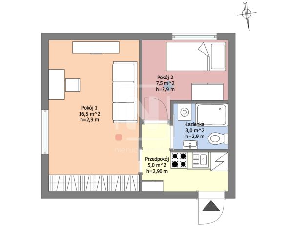Mieszkanie 2-pokojowe Warszawa Praga-Południe, ul. Lipska. Zdjęcie 11