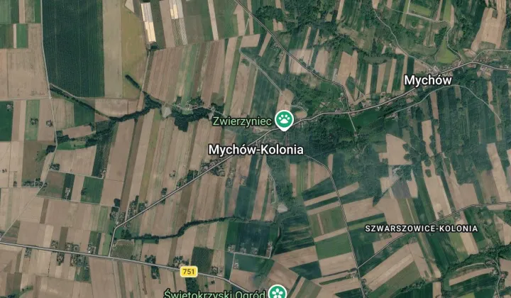 Działka rolna Mychów-Kolonia