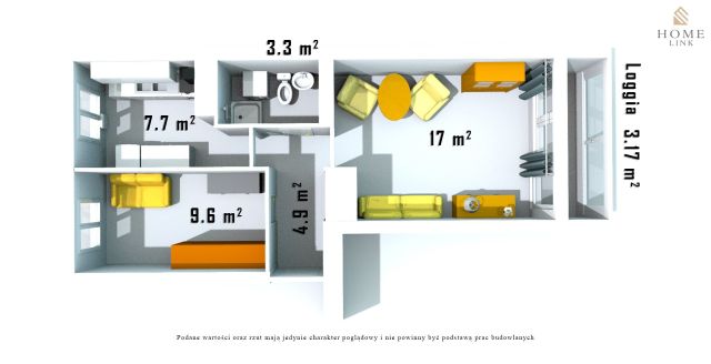Mieszkanie 2-pokojowe Olsztyn Zatorze, ul. Antoniego Małeckiego. Zdjęcie 16