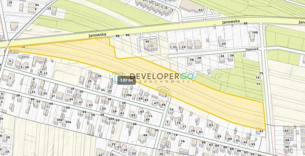 Działka budowlana Siedlce, ul. Janowska. Zdjęcie 3