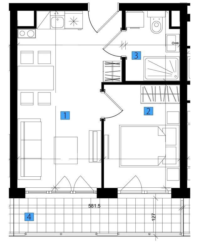 Mieszkanie 2-pokojowe Szklarska Poręba Szklarska Poręba Górna, ul. Caritas. Zdjęcie 13
