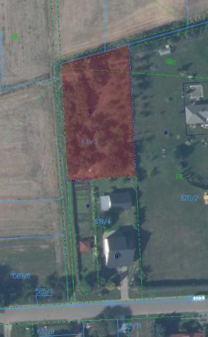 Działka budowlana Hrubieszów Sławęcin, ul. Chmielna. Zdjęcie 1