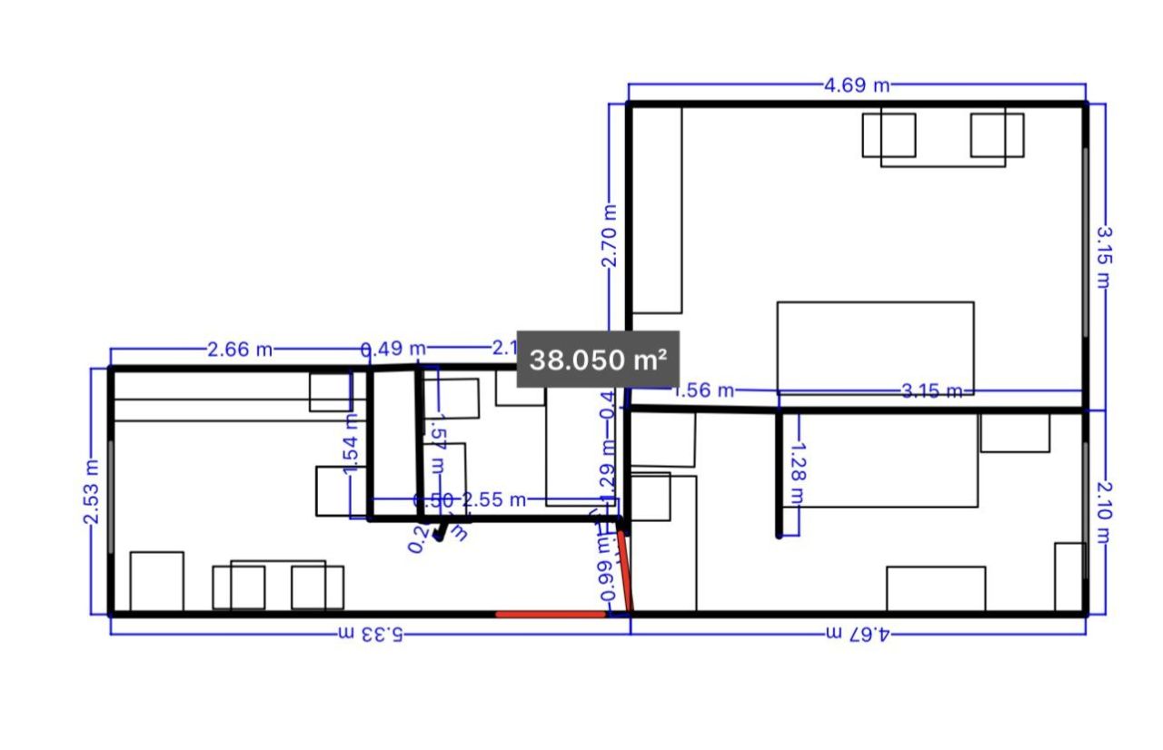 Mieszkanie 2-pokojowe Rzeszów Śródmieście, al. prof. Adama Krzyżanowskiego. Zdjęcie 2