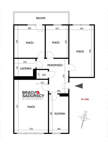 Mieszkanie 4-pokojowe Kraków Krowodrza, ul. Krowoderskich Zuchów. Zdjęcie 37