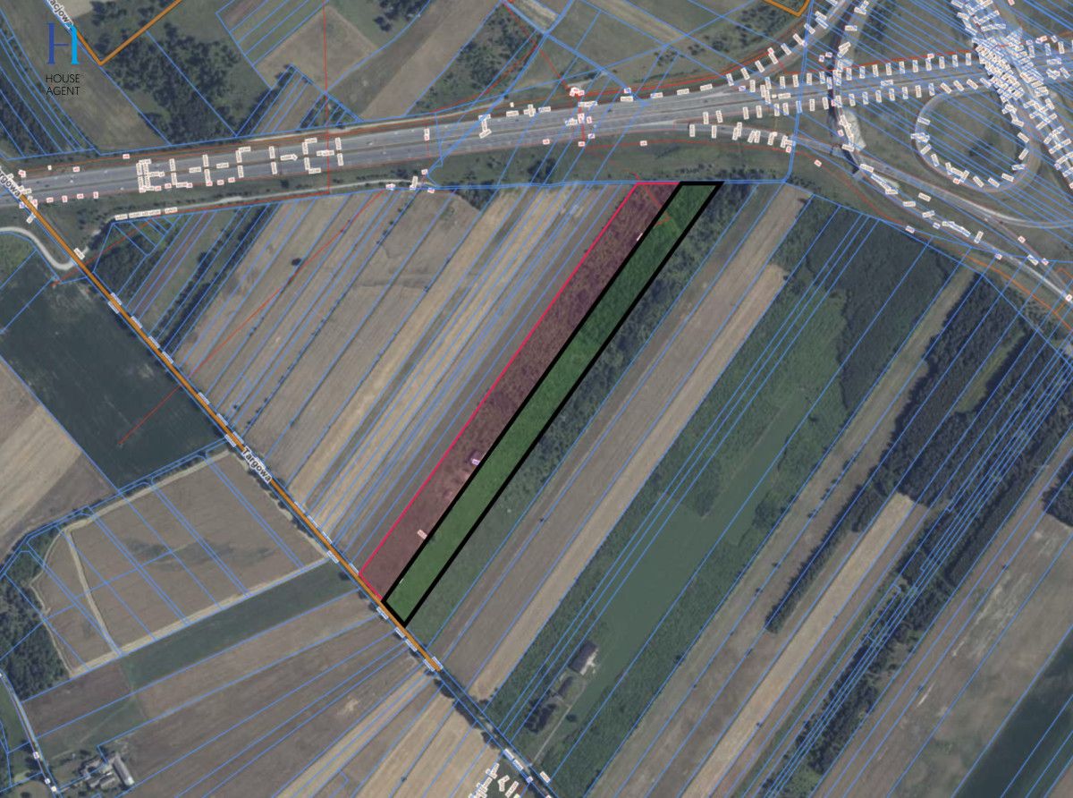 Działka inwestycyjna Stryków