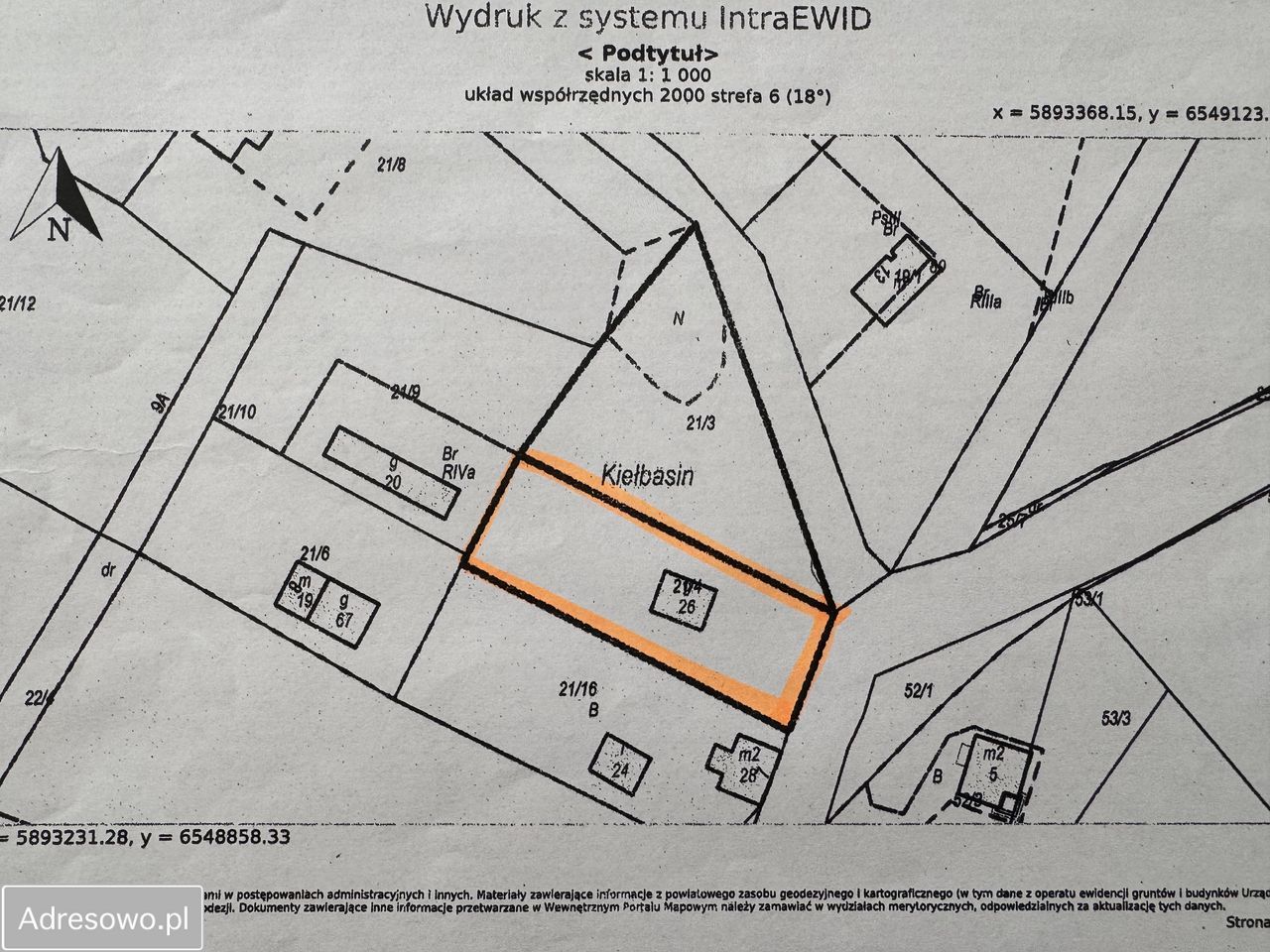 Działka budowlana Kiełbasin. Zdjęcie 6