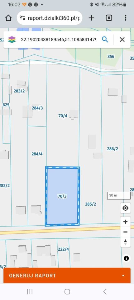 Działka budowlana Borów. Zdjęcie 2