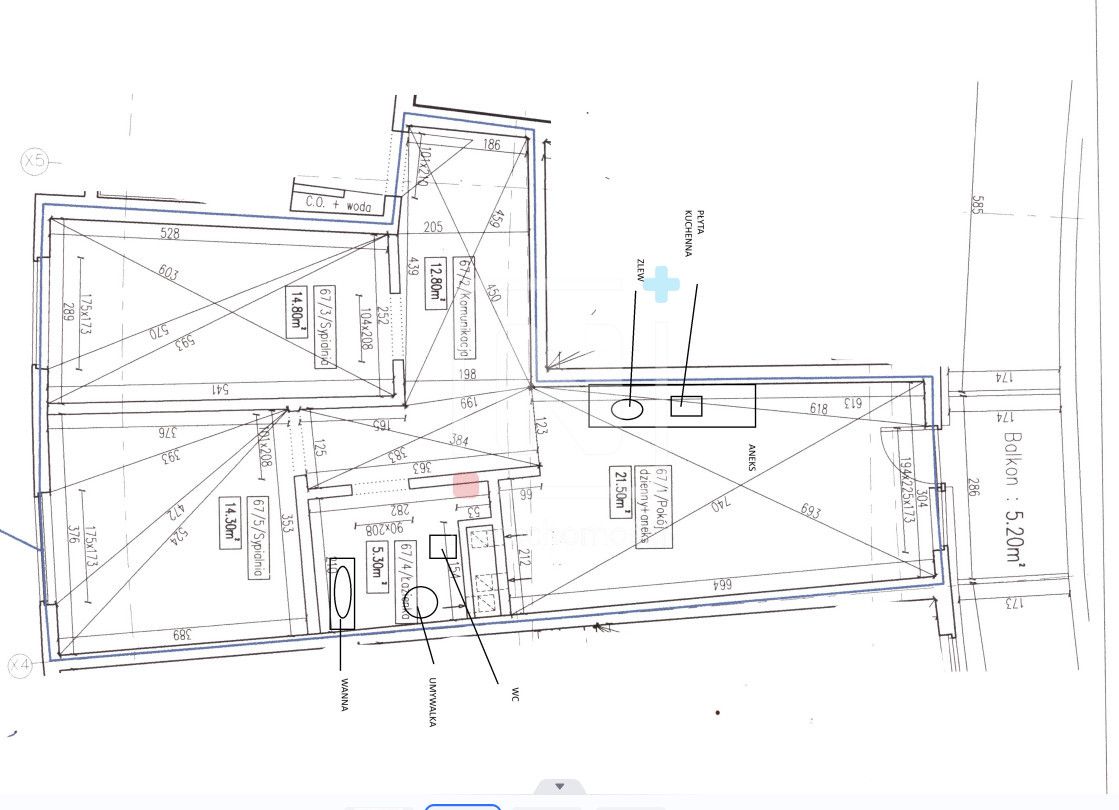Mieszkanie 3-pokojowe Warszawa Żoliborz, ul. Gwiaździsta. Zdjęcie 18