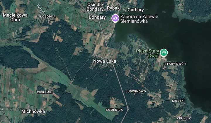 Działka rekreacyjna Nowa Łuka