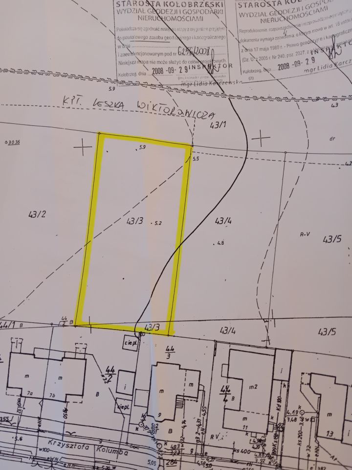 Działka budowlana Kołobrzeg Radzikowo, ul. kpt. Leszka Wiktorowicza. Zdjęcie 1