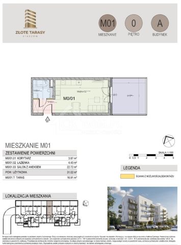 Mieszkanie 1-pokojowe Staszów, ul. gen. Mariana Langiewicza. Zdjęcie 4