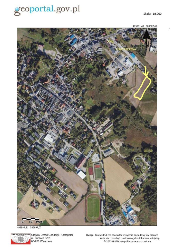 Działka budowlana Kowalewo Pomorskie, ul. Dworcowa