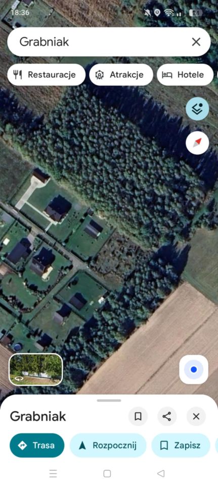 Działka rolno-budowlana Grabniak. Zdjęcie 1