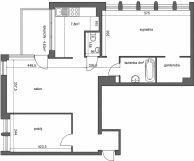 Mieszkanie 3-pokojowe Kraków Krowodrza, al. Kijowska. Zdjęcie 2