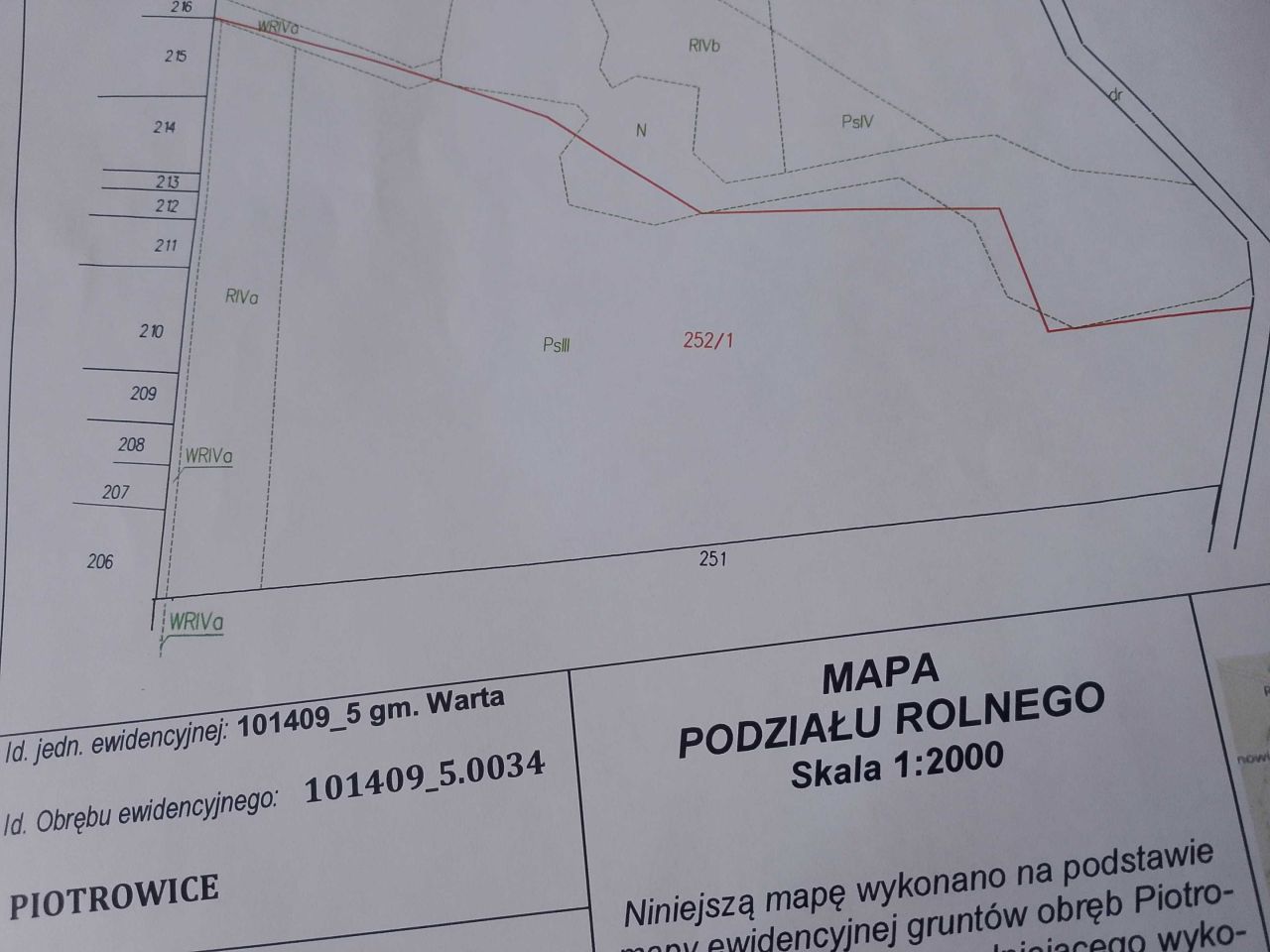 Działka rolna Piotrowice. Zdjęcie 4