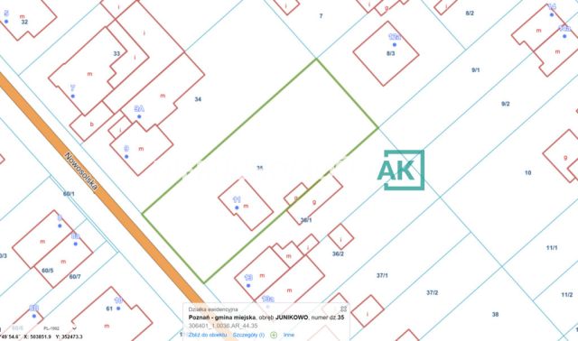 Działka budowlana Poznań Junikowo, ul. Nowosolska. Zdjęcie 3