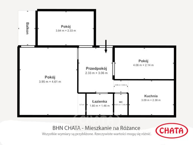 Mieszkanie 3-pokojowe Wrocław Różanka, ul. Obornicka. Zdjęcie 20