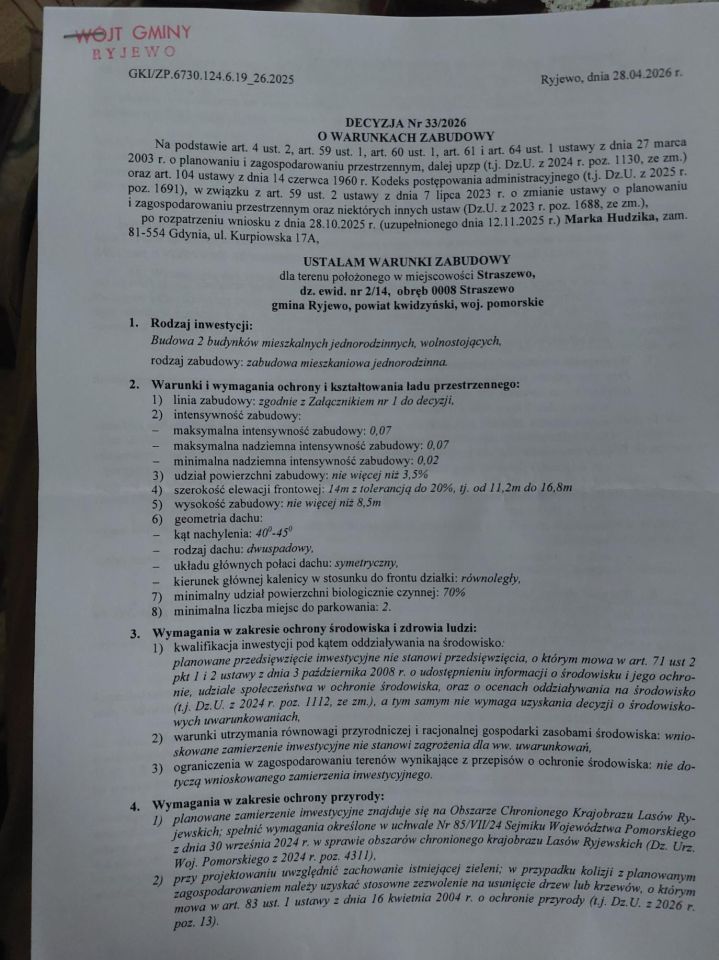 Działka rolno-budowlana Klecewko, Klecewko. Zdjęcie 14