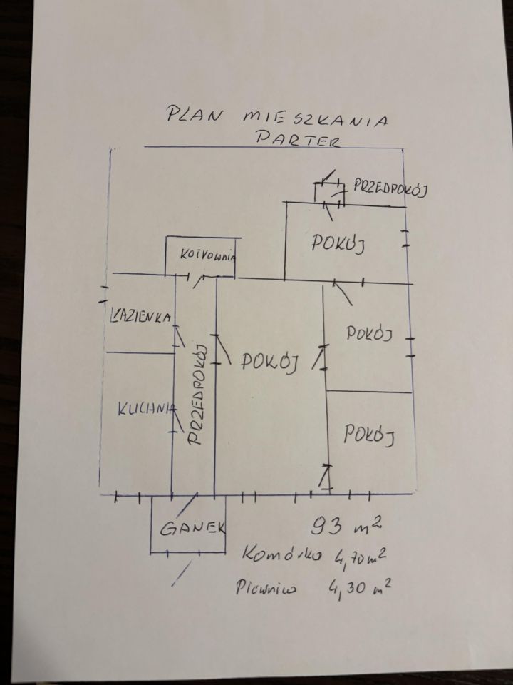 Mieszkanie 4-pokojowe Proszówka. Zdjęcie 9
