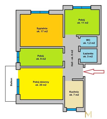 Mieszkanie 4-pokojowe Warszawa Białołęka. Zdjęcie 17