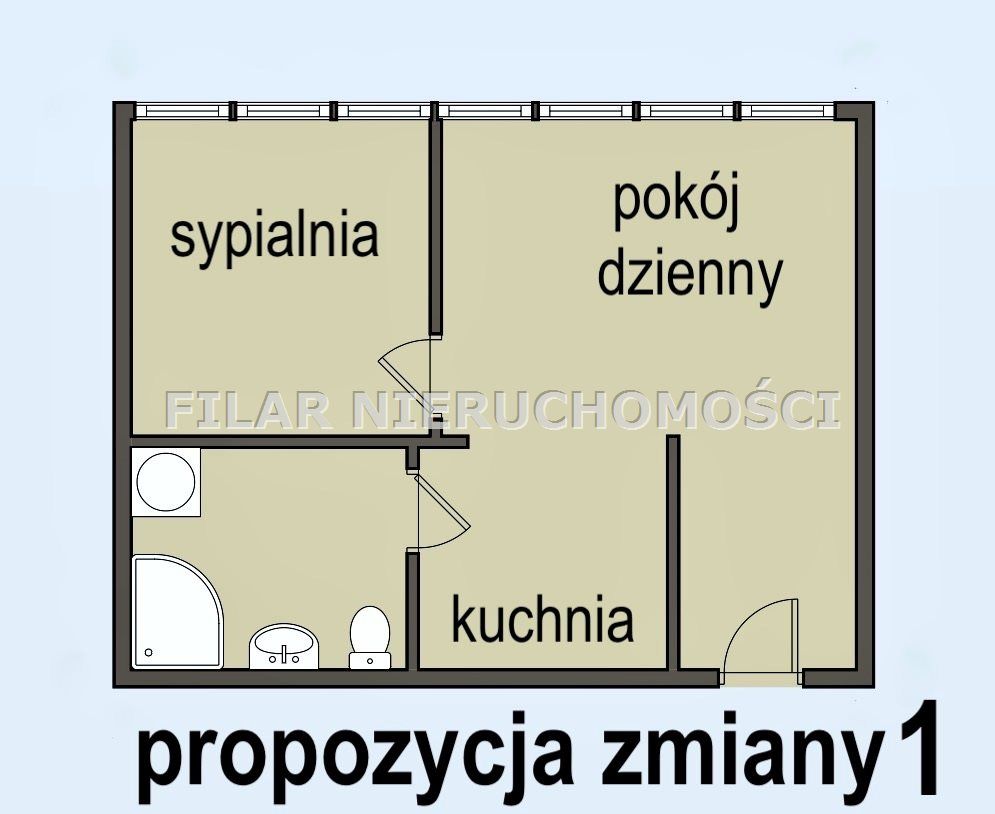 Mieszkanie 1-pokojowe Lubin, ul. Adama Mickiewicza. Zdjęcie 12