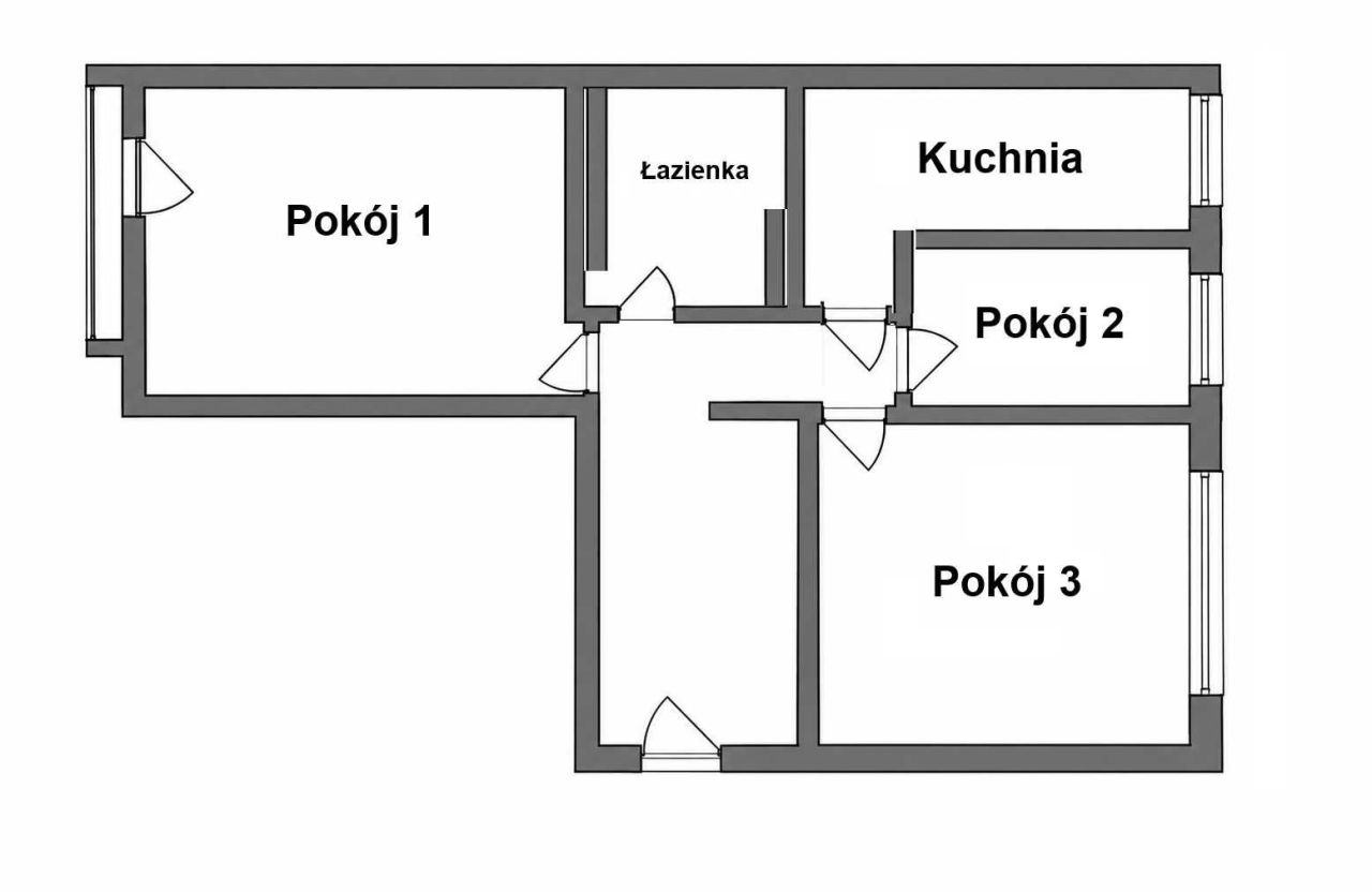 Mieszkanie 3-pokojowe Maków Podhalański, os. Osiedle Tysiąclecia. Zdjęcie 2