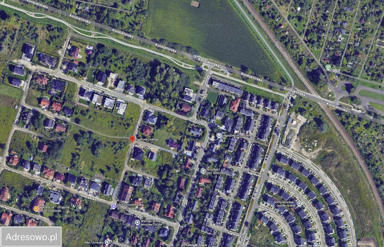 Działka inwestycyjna Wrocław Jagodno. Zdjęcie 1