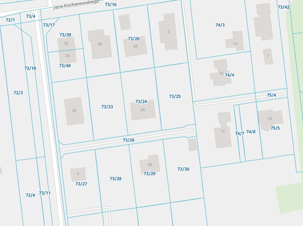 Działka budowlana Tomice, ul. Jana Kochanowskiego
