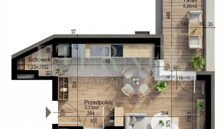 Mieszkanie 1-pokojowe Kraków Czyżyny, ul. Śliwkowa