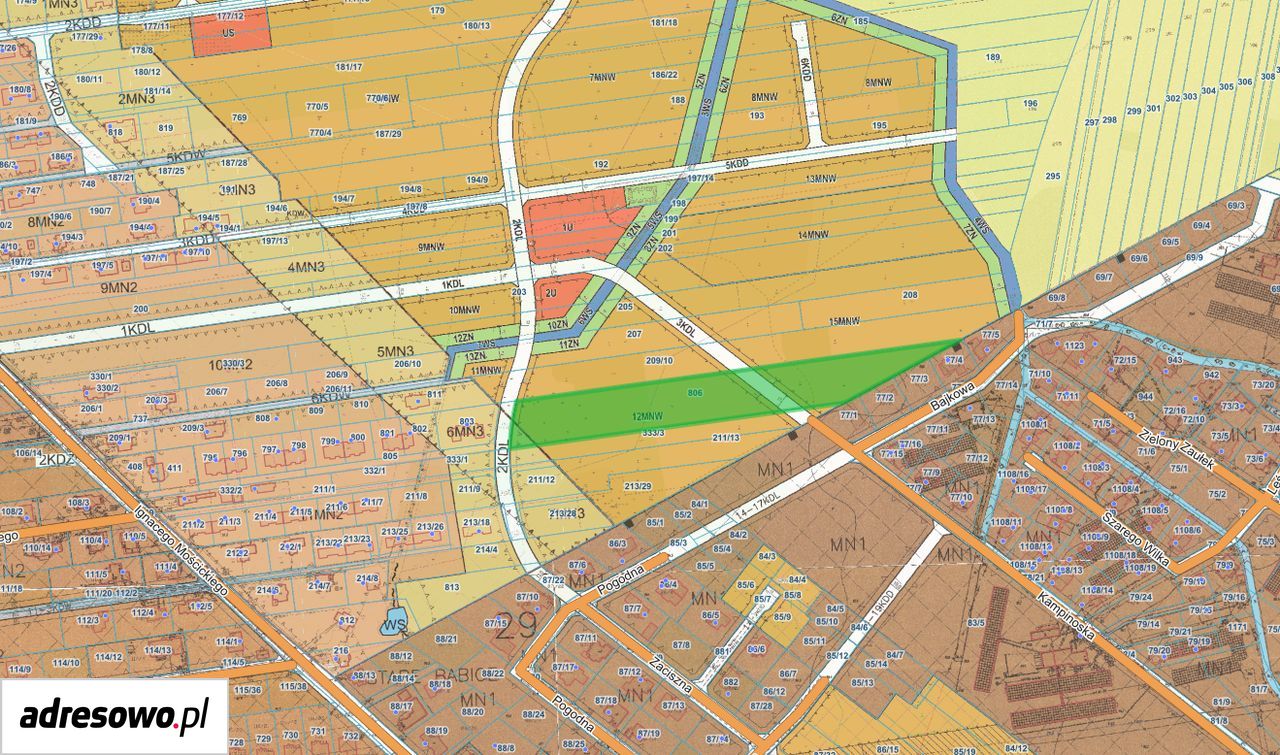 Działka budowlana Lipków, ul. Ignacego Mościckiego. Zdjęcie 4
