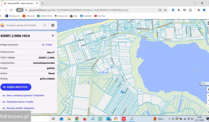 Działka rolna Niechorze, ul. Strusia