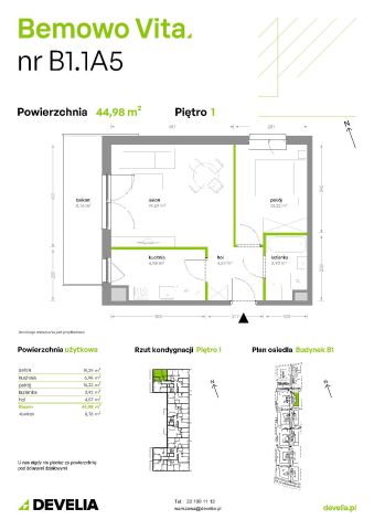 Mieszkanie 2-pokojowe Warszawa Chrzanów, ul. Szeligowska. Zdjęcie 8