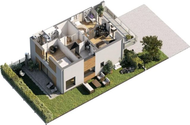 bliźniak, 4 pokoje Konarzyce. Zdjęcie 5