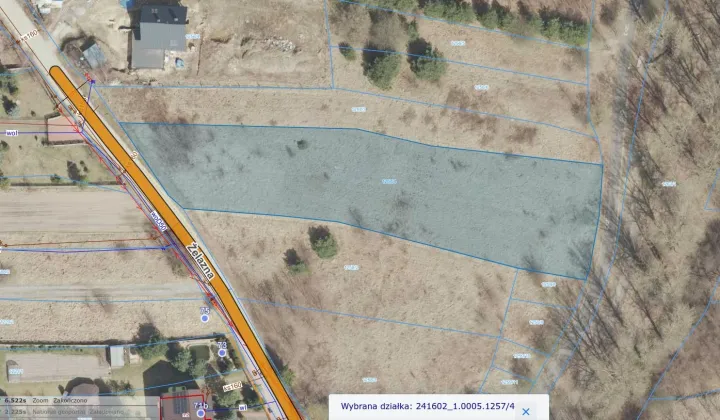 Działka budowlana Zawiercie Kromołów, ul. Żelazna