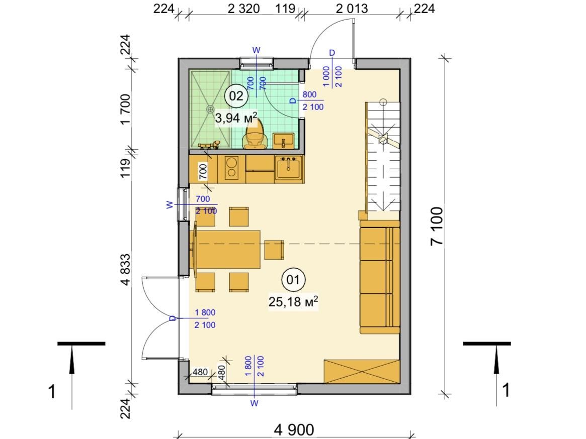 dom wolnostojący, 3 pokoje Goszczyce Średnie. Zdjęcie 25