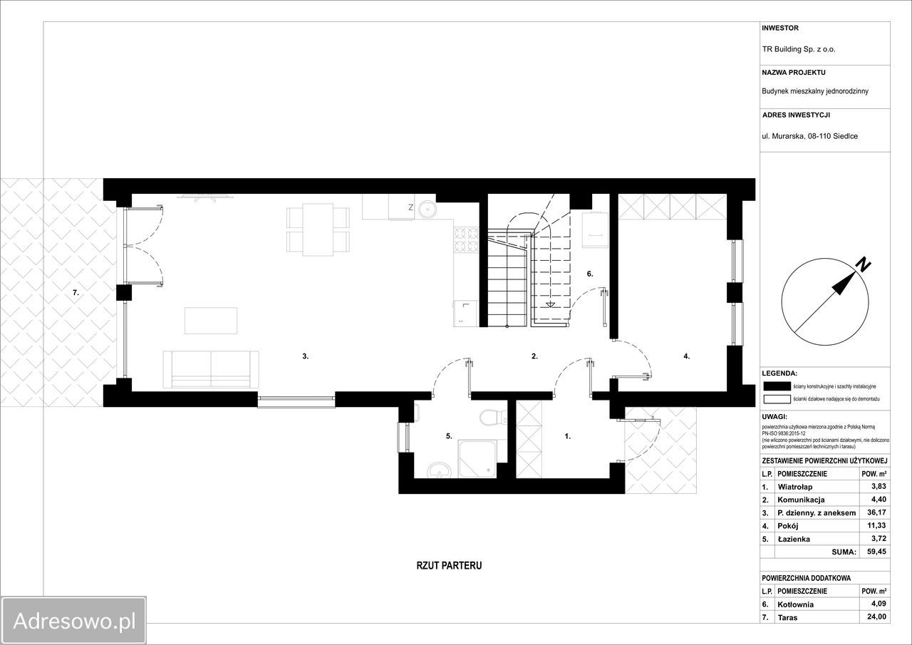 dom wolnostojący, 5 pokoi Siedlce, ul. Murarska. Zdjęcie 5