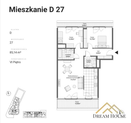 Mieszkanie 3-pokojowe Gdynia Śródmieście, ul. św. Piotra. Zdjęcie 12