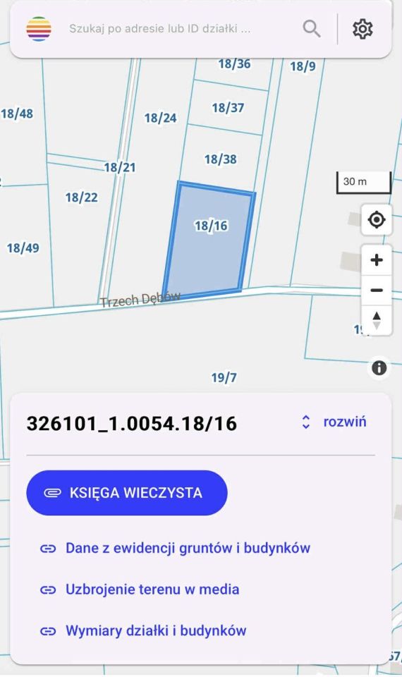 Działka budowlana Koszalin Łabusz, ul. Trzech Dębów. Zdjęcie 5