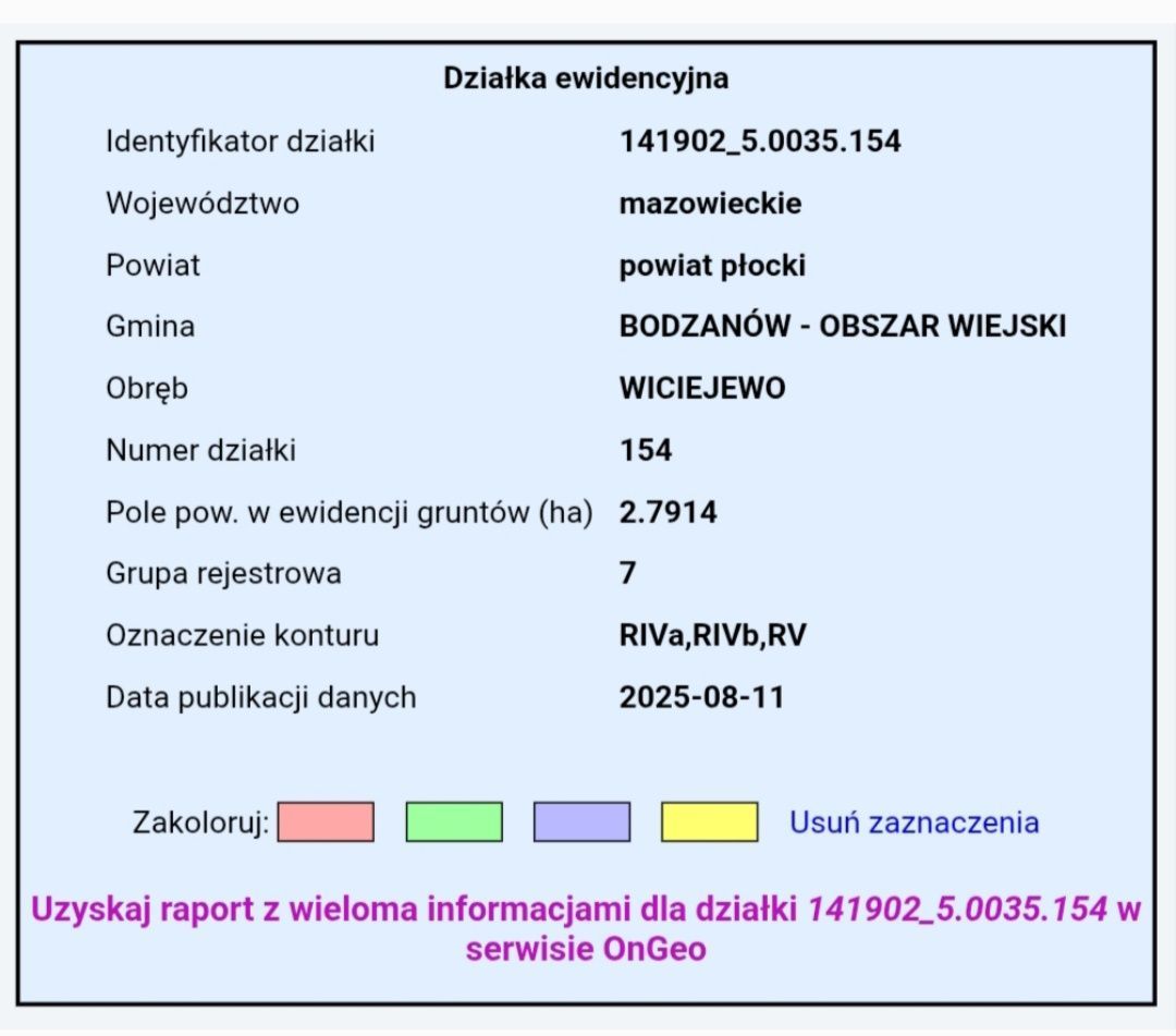 Działka rolna Wiciejewo. Zdjęcie 2