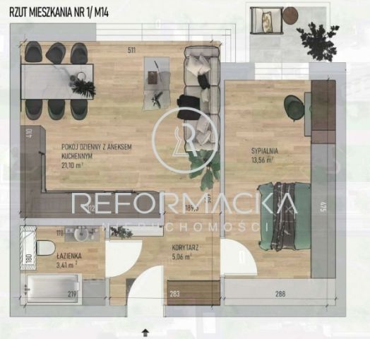 Mieszkanie 2-pokojowe Rzeszów, ul. Henryka Wieniawskiego. Zdjęcie 5