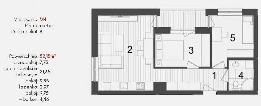 Mieszkanie 3-pokojowe Kołobrzeg Centrum. Zdjęcie 8