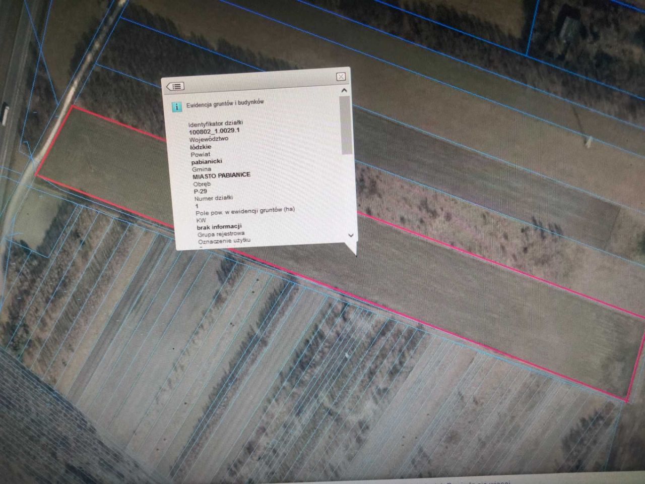 Działka budowlana Pabianice, ul. Podmiejska. Zdjęcie 3