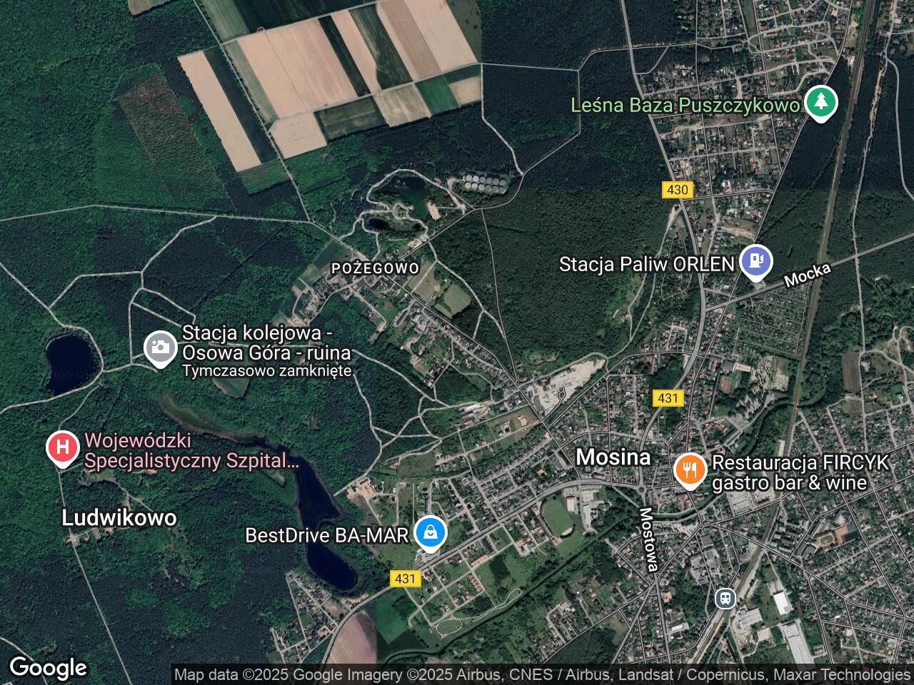 Działka budowlana Mosina Pożegowo, ul. Wiejska